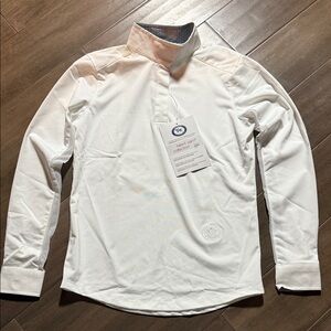 Essex Classics Talent Yarn Wrap Collar Show Shirt SZ Youth Large